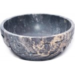 Nirvana Class Soapstone Scrying and Smudge Bowl Scrying Bowls & Mirrors 4 Inch From India - BRAHHX3XI