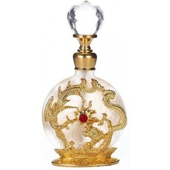 Glass Perfume Bottle Perfume Bottles Empty Vintag Eempty Perfume Bottles Decorative Bottles Vintage Gifts for Women Color : Gold Size : 4.5 * 2 * 8.5cm - BJ9UFT4MG