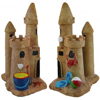 Enchanted Sand Castle Decorative Bookends - B4XJWHA5A