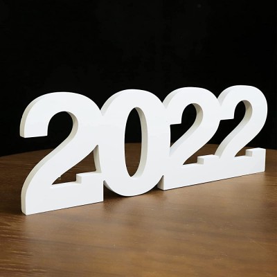 Ivenf Graduation Decorations Large Numbers 2022 Table Sign Free Standing 2022 Centerpieces for Graduate Photo Props Graduation Party Supplies New Years Holiday Grad Decor White - BQXZJWNWV