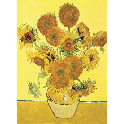 Sunflowers by Vincent Van Gogh Fine Art Poster Print LAMINATED 18" x 24" - B3V78DH42