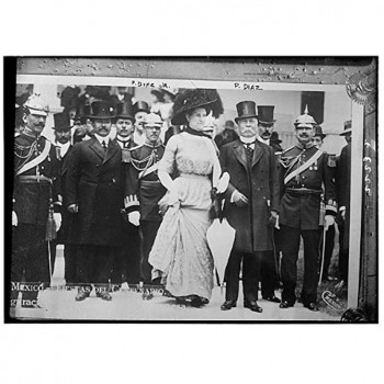 Historic Photographs LLC Photo: Porfirio Diaz,1830-1915,President of Mexico,Porfirio Diaz Jr,Woman,1910-1915 - BJCPQN1G7