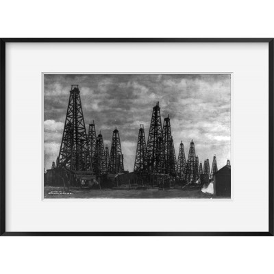 INFINITE PHOTOGRAPHS Photo: Spindle Top Oil Field,Beaumont,Jefferson County,Texas,TX,1910-30,Oil Wells - B43KCA3KJ