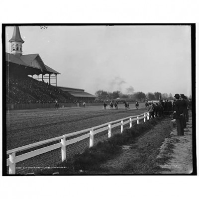 INFINITE PHOTOGRAPHS Photo: Start,Churchill Downs,Horse Racing,Sport,Betting,Louisville,Kentucky,KY,c1907 - BTTFOKBT6