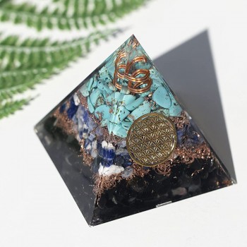 Orgonite Tale Orgone Calming & Positive Pyramid To Reduce The Overall Stress And Anxiety Of The Situation,Gets Rid Of All The Junk And Cleanses All Negativity Out Of Your Auric Field And Environment. - BKE5IIOOQ