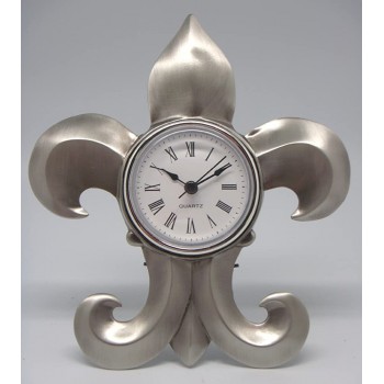 Quartz Clock Fleur de Lis Design Item # 101 - B8ZCBQVEU
