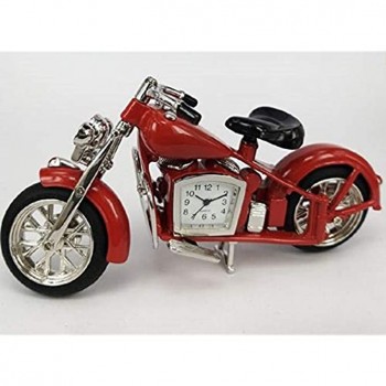 Sanis Enterprises Red 2"x5.5"x3" Motorbike Clock - BUORKJ2II