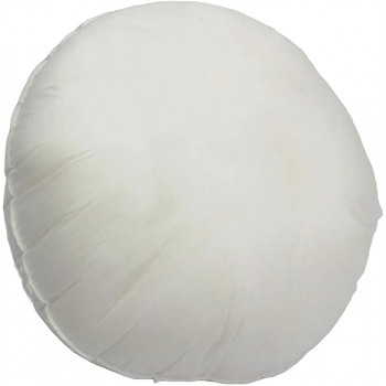 12-inch ROUND Pillow for 9" or 10" Pillow Cover Sham Stuffer White pillow Insert Premium Made in USA - BEKT6BVKD