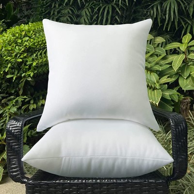 20x20 Pillow Inserts Set of 2 Outdoor Pillow Inserts Waterproof for Couch Large Lumbar Throw Pillow Insert White Square Sofa Pillows - BLOMIIMS0