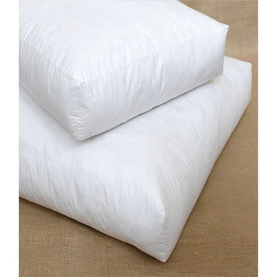 Oversized Floor Cushion Cover Insert Hypoallergenic Square Form Sham Stuffer Standard White Polyester Decorative Cushion 35 x 35 Inch 35 x 35 x 4 Inch Approx - BS66P6ILE
