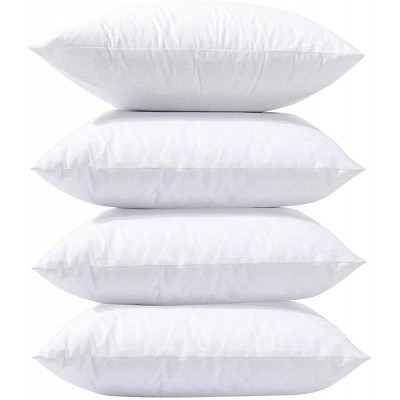 Phantoscope 18 x 18 Pillow Inserts Set of 4 Hypoallergenic Square Form Decorative Throw Pillow Inserts Made in USA Couch Bed Pillows 18 inches - BKGMNYWZO