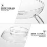 EXCEART Glass Fragrant Oil Warmer 1Pcs Clear Glass Essential Oil Candle Burner Glass Candlestick Tealight Burner Holder - BO7NJNXW1