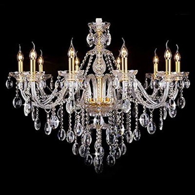 Demeanor LED Chandeliers LED Candle Crystal Lamp Modern Clear Crystal Chandeliers Dining Room Luxury Chandelier Bedroom Lighting Fixture Glass Lamps Size : 10 Lights Chandelier - BX4HFNH6L