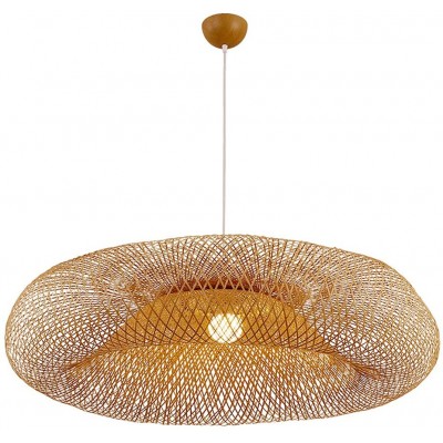 LED Chandeliers Retro Creative Round Bamboo Woven Bamboo Chinese Restaurant Tea Room Homestay Hand-Woven Wicker Ceiling Pendant Lamp Decorative Lighting - BLBN41UZE