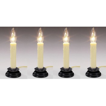 Darice Crafts 5201-77 6" Electric Country Window Candle Lamp Quantity 4 - BMOZD79Z4