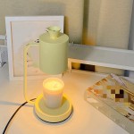 Swing Penguin Electric Wax Candle Melting Warmer Light Romantic Aromatherapy Burner Table Lamps Decor for Bedroom Color : Yellow - BBTUXU8X5