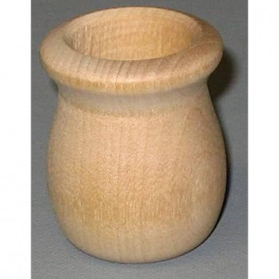 25 New Wood Large Bean Pot Candle Cup - BEE5VZ6UC