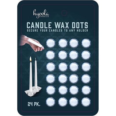 Hyoola Candle Sticky Dots Candle Wax Dots Candle Adhesive 24 Dots - BPP0I4WOT