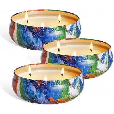 YIIA Citronella Candles Set 3 13.5 oz Each Scented Candle Soy Wax Outdoor and Indoor … - BHUTCX9AD