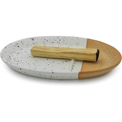 Bursera Terracotta Plate Tree Planted with Every Order Oval Smudging Plate for White Sage Palo Santo Sticks Decorative Plate Smudge and Jewelry Plate - BKPQSDND8