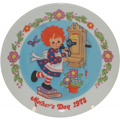 Mother's Day 1978 Raggedy Ann Plate - BAR0MUVXK