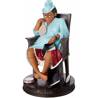 African American Expressions One More Day Lord Figurine 5.25" x 5.25" x 7.5" F1MD-01 - BGE22OCLZ