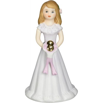 Enesco Growing Up Girls “Brunette Age 8” Porcelain Figurine 4.5” - BUSLWP8C6