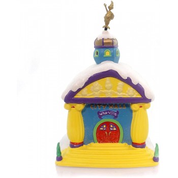 Department 56 Grinch Village Who-Ville City Hall Lit Building - BYIP2U9ON