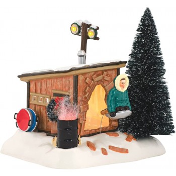 Department 56 National Lampoon's Christmas Vacation Griswold Sled Shack Lit Building - B0X2V6S7A
