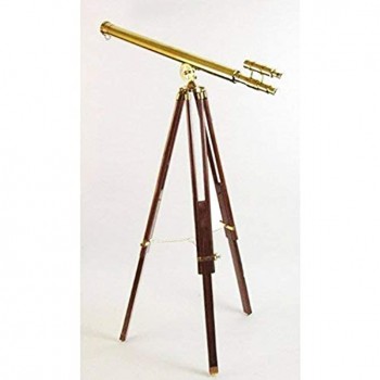 Nautical Decor mesmerizing antique styled telescope double barrel - BU22899K6